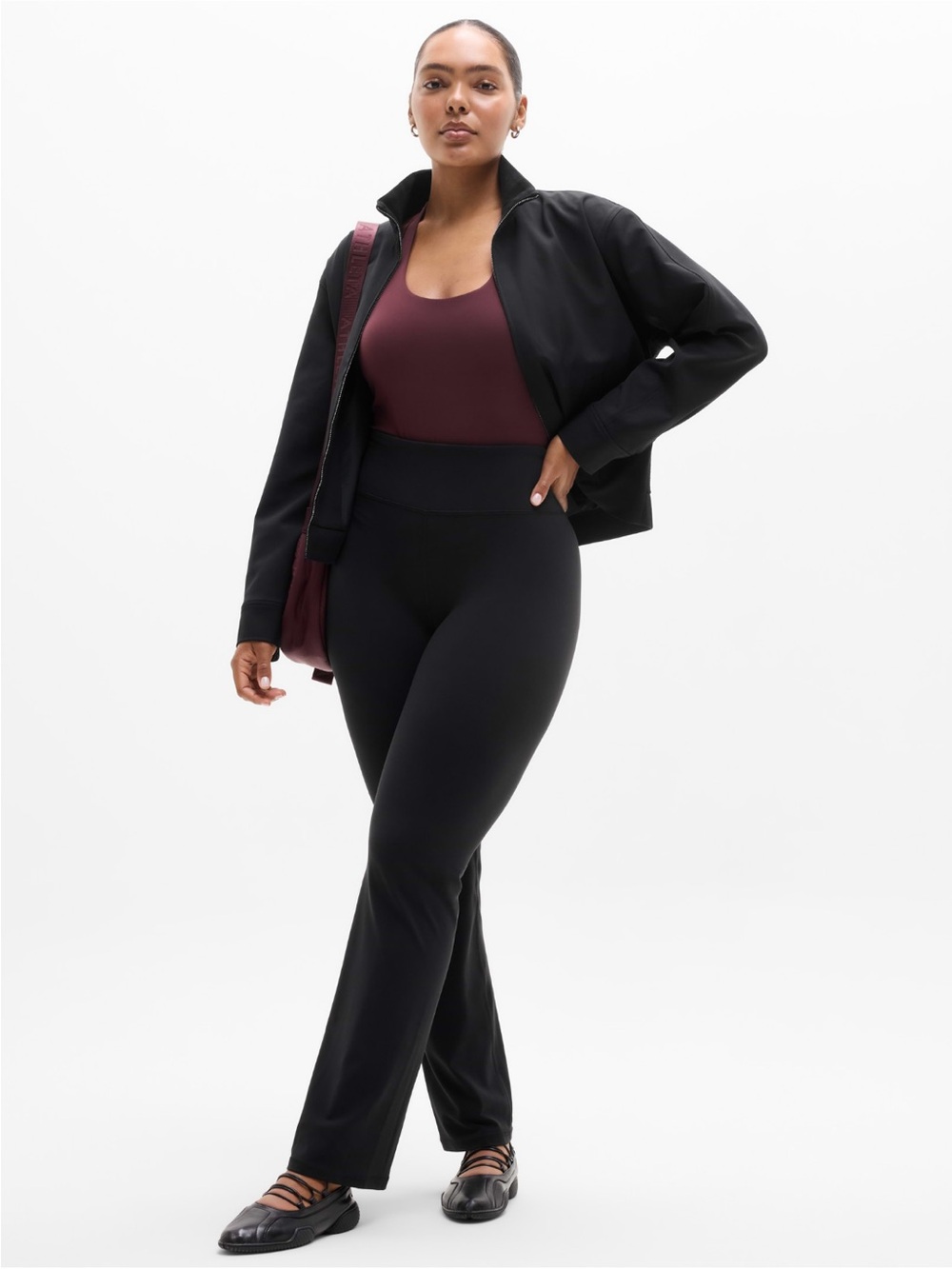 NWT Athleta Endless Jacket Black XL - Picture 4 of 9
